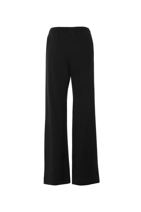 Gizia Wide Leg Knitted Black Tracksuit With Lace-up. 3