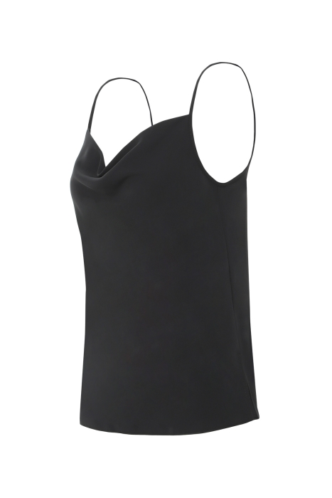 Gizia Black Blouse With Cowl Neckline. 2 Gizia Black Blouse With Cowl Neckline. 2