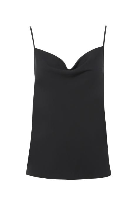 Gizia Black Blouse With Cowl Neckline. 1 Gizia Black Blouse With Cowl Neckline. 1