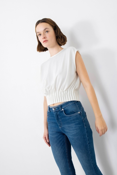 Gizia Paçası Yırtmaçlı Skinny Jean Pantolon. 3 Gizia Paçası Yırtmaçlı Skinny Jean Pantolon. 3