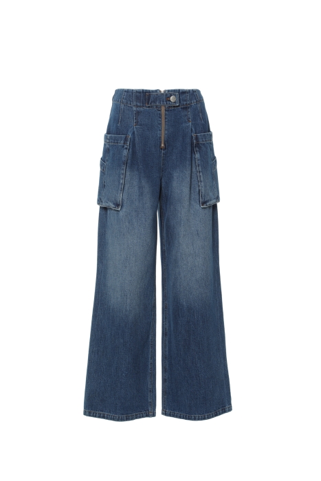 Gizia Jeans with Buckle Band with Pocket Detail. 5