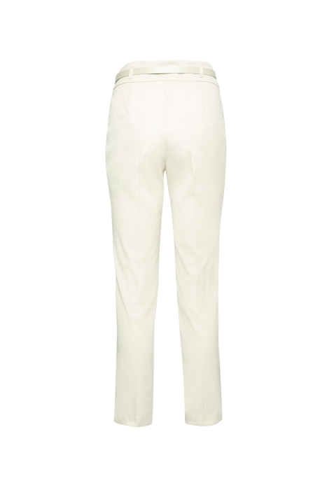 Gizia Beige Carrot Pants With Belt. 3