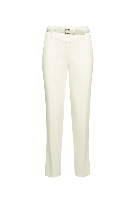 Gizia Beige Carrot Pants With Belt. 1 Gizia Beige Carrot Pants With Belt. 1