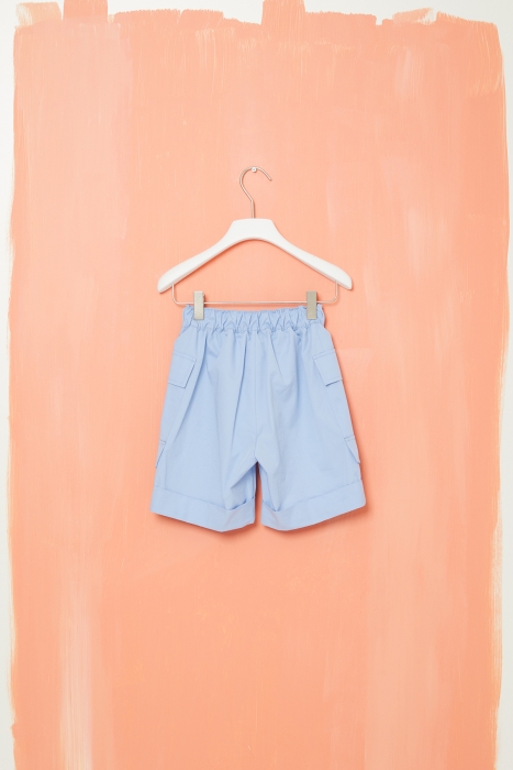 Gizia Cotton Shorts Wıth Elastıc Waıst Wıth Pocket Detaıl. 2