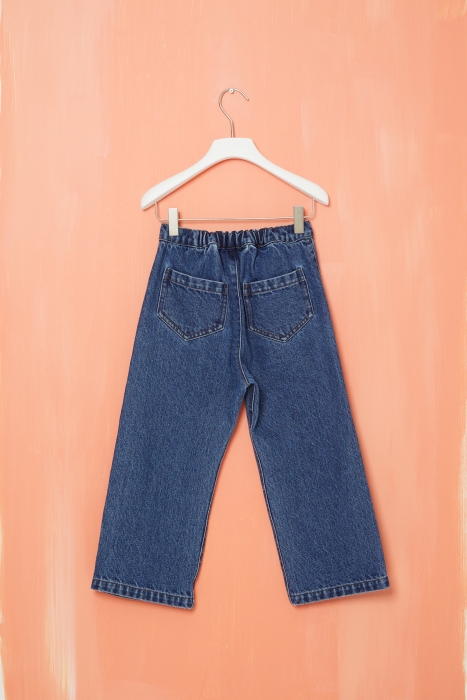 Gizia Wide Leg Blue Jean. 2