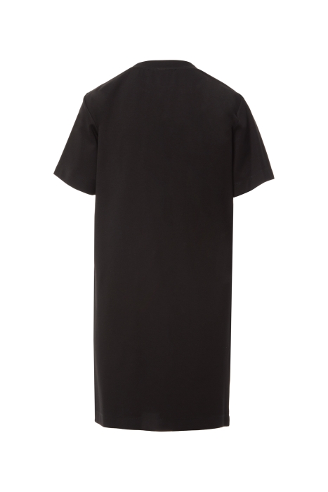 Gizia Yakası İşlemeli Siyah Elbise. 3