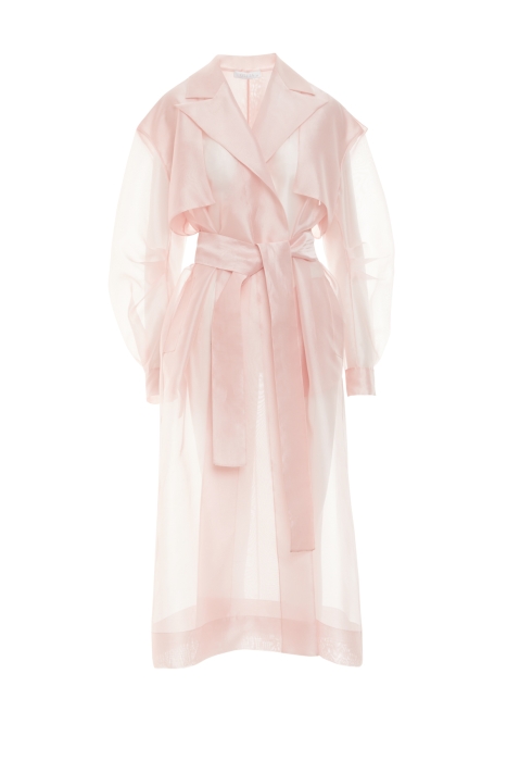 ☆PEARL BUTTONS SILK ORGANZA COAT/KIMHEKIM☆ Kimhekim Guifei Organza Coat, $601 | farfetch.com | Lookastic