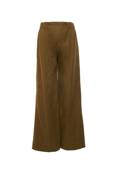 Gizia Linen Palazzo Pants With Cup Detail. 5