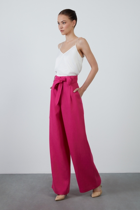 VIP【関税送料無料】希少 ELEVENTY PINK LINEN PANTS -82908-67-O.jpg