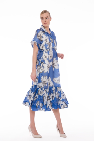 Gizia Sheer Floral Dress. 3