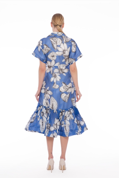 Gizia Sheer Floral Dress. 2