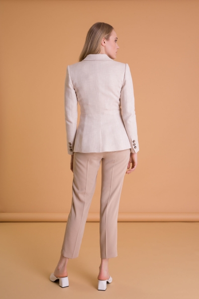 Gizia Single Button Beige Blazer Fabric Jacket. 1 Gizia Single Button Beige Blazer Fabric Jacket. 1