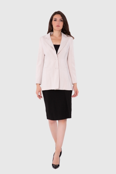 Gizia Slim Fit Blazer Stone Jacket. 3