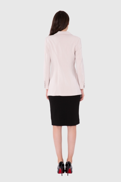 Gizia Slim Fit Blazer Stone Jacket. 4