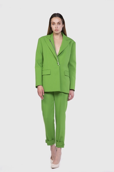 Gizia Yeşil V Yaka Ceket. 1