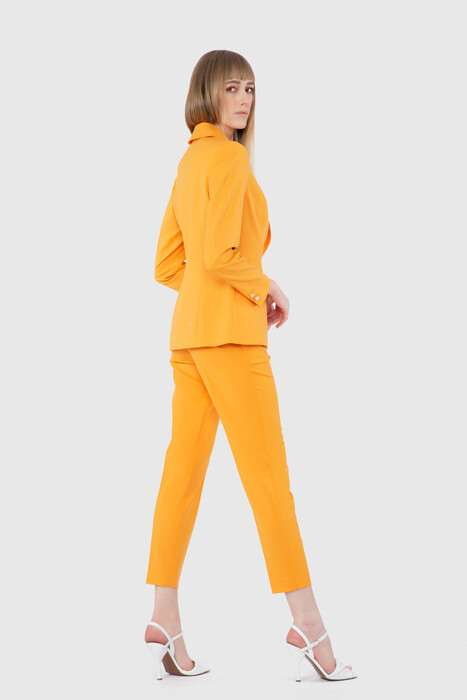 Gizia Fit Cut Blazer Single Button Orange Jacket. 2