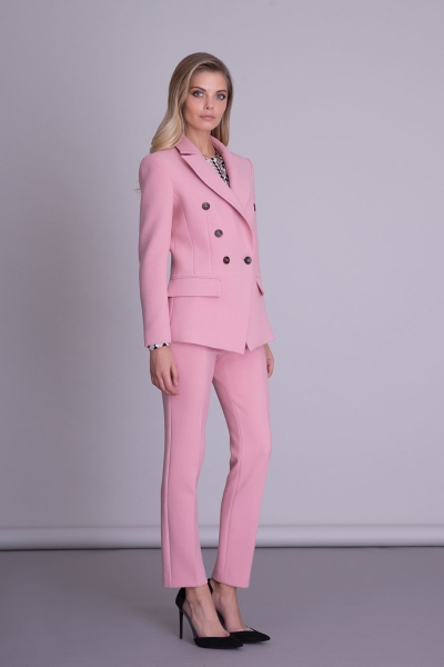 Gizia Pembe Boru Paça Kumaş Pantolon - Ofis Kıyafeti. 3 Gizia Pembe Boru Paça Kumaş Pantolon - Ofis Kıyafeti. 3