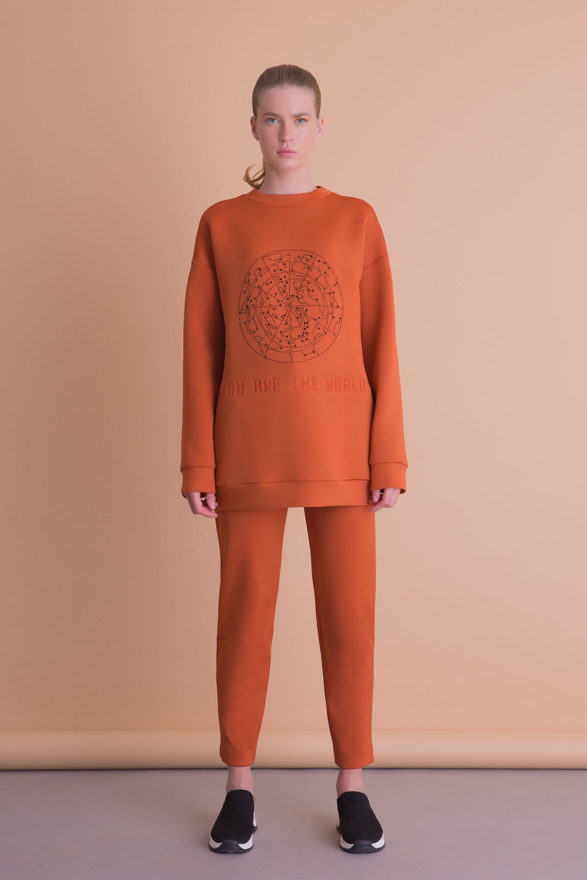 Turuncu Spor Pantolon Online Alisveris